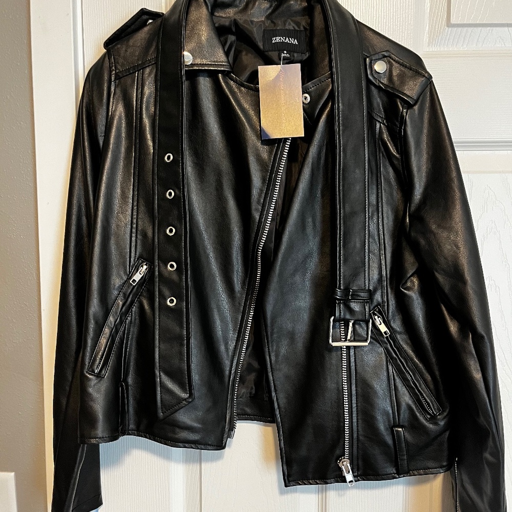Leather jacket